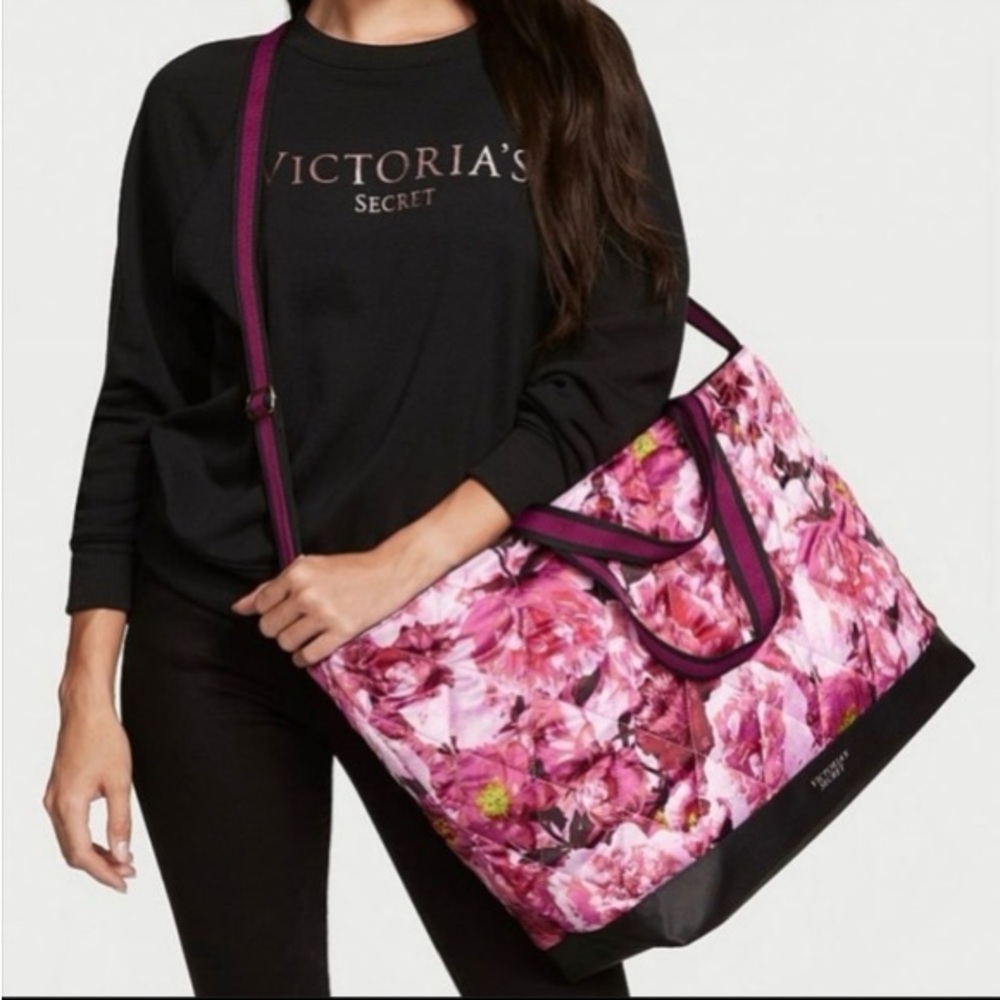 Victoria’s Secret Floral weekend tote bag